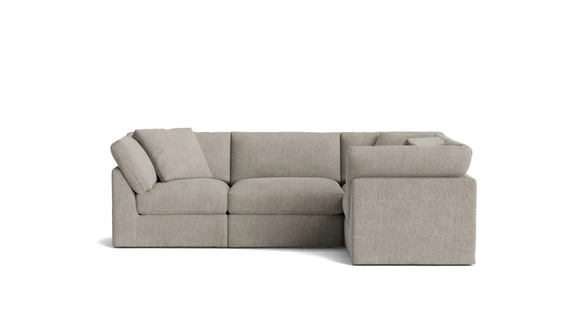 Get Together™ 4-Piece Modular Sectional Closed, Standard, Oatmeal
