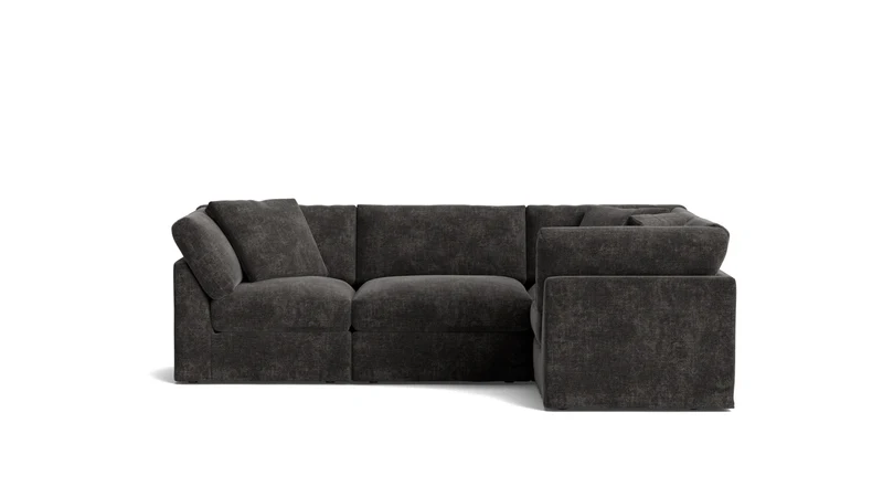Get Together™ 4-Piece Modular Sectional Closed, Standard, Truffle