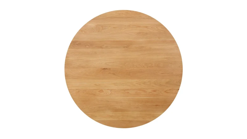Frame Round Dining Table, Seats 4-5, Oak