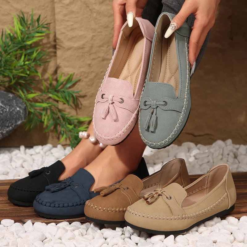 Mocassins Confort "Classique" – Design Bout Rond et Finition Souple