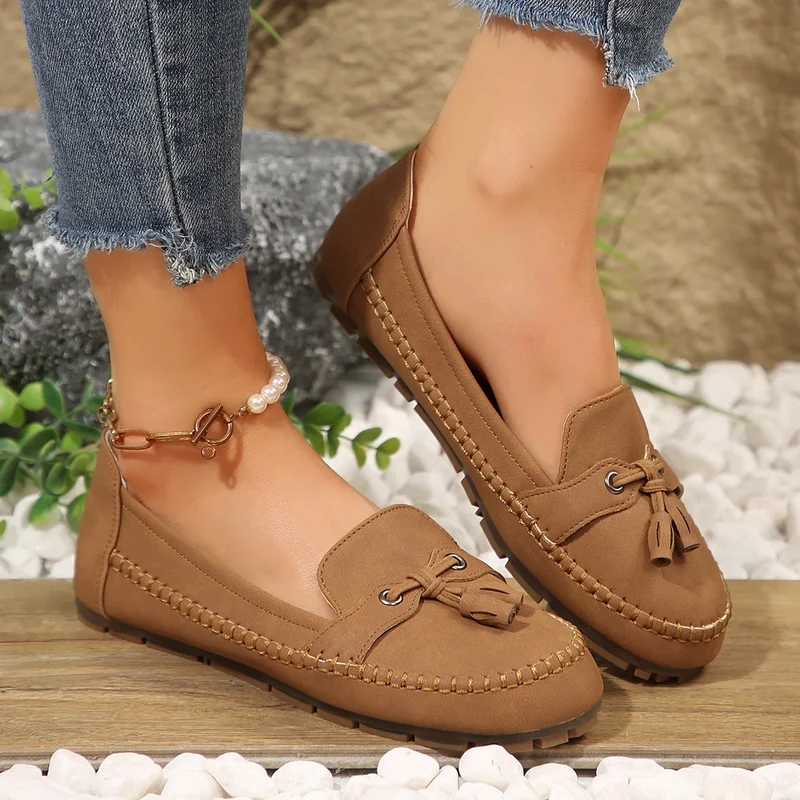 Mocassins Confort "Classique" – Design Bout Rond et Finition Souple