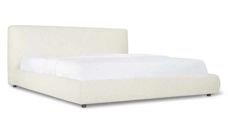 Dream Bed, Queen, Cream Boucle