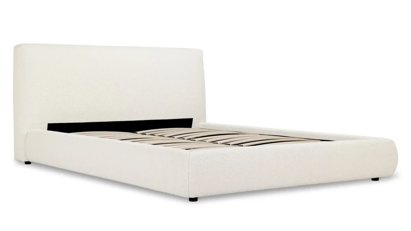 Dream Bed, Queen, Cream Boucle