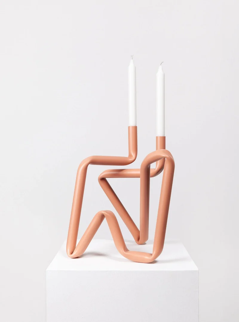Bucati Candle Holder (Red)