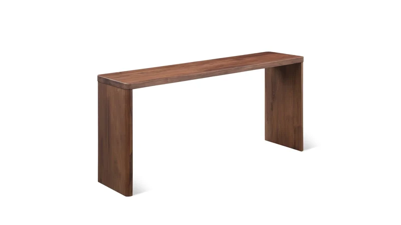 Form Console, Large, American Walnut