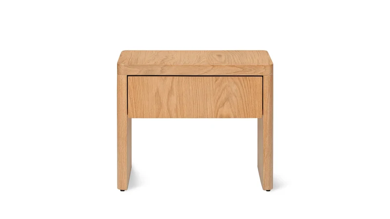 Form Nightstand, White Oak