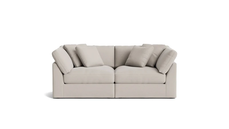 Get Together™ 2 Piece Modular Sofa, Large, Clay