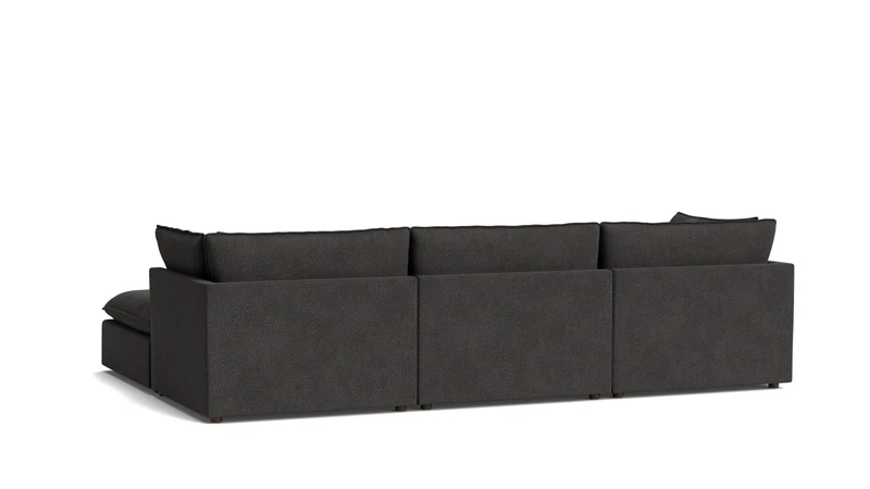 Chill Time 5-Piece Modular U-Shaped Sectional, Dark Shadow