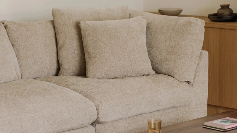 Get Together™ 2-Piece Modular Sofa, Standard, Champagne