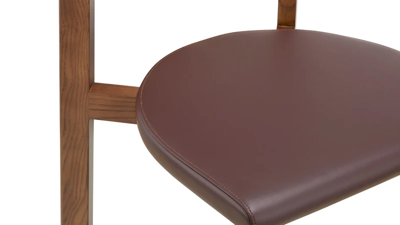 Frame Dining Chair, Walnut, Cocoa