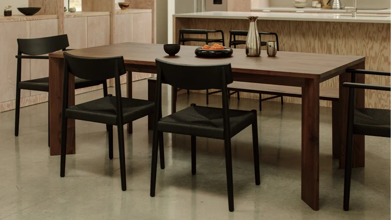 Frame Dining Table, Seats 4-6 People, American Walnut