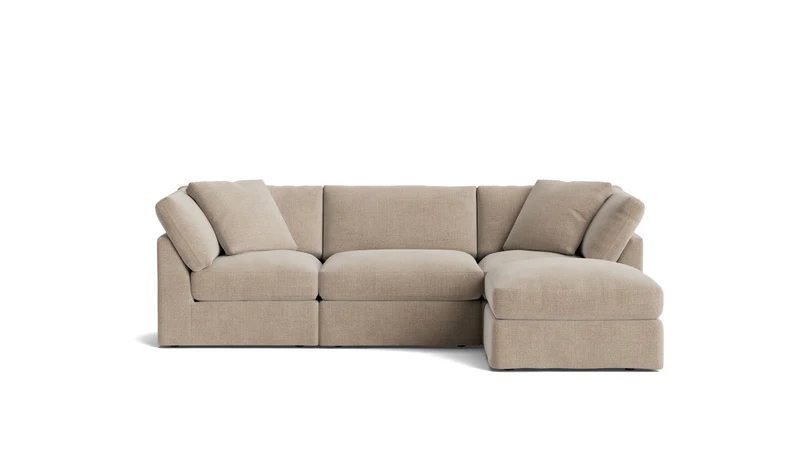 Get Together™ 4-Piece Modular Sectional, Standard, Champagne