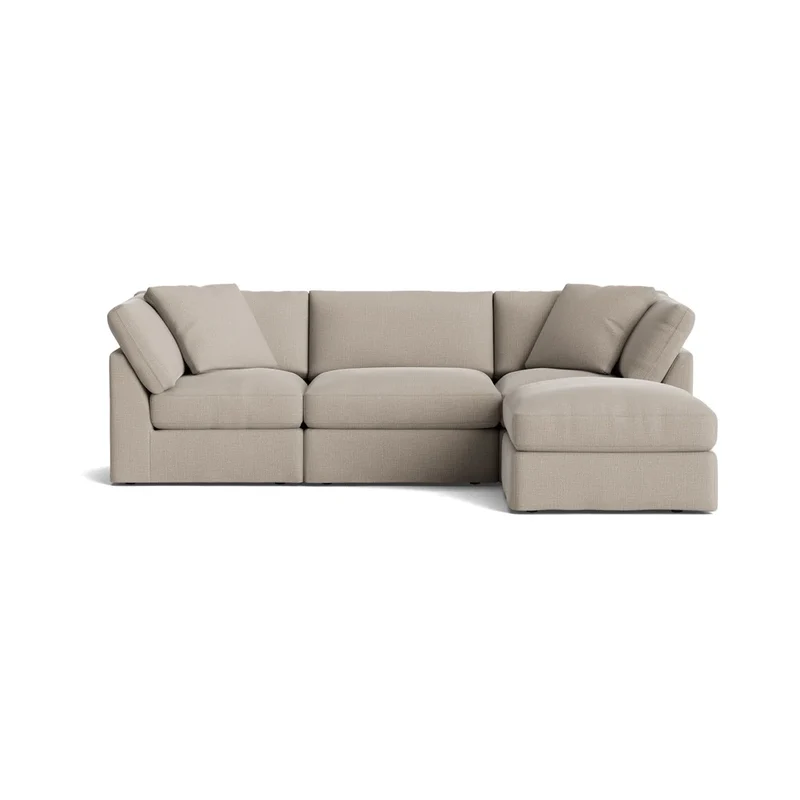 Get Together™ 4-Piece Modular Sectional, Standard, Light Pebble