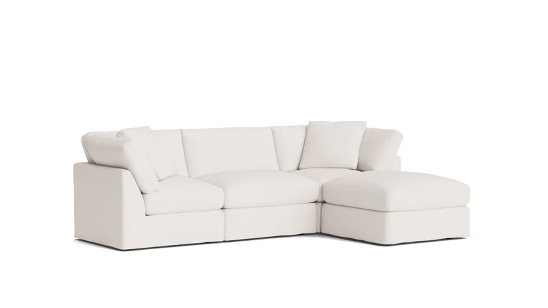 Get Together™ 4-Piece Modular Sectional, Standard, Nomad Snow