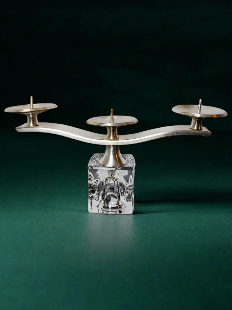 Ice Cube Candleholder by Peill & Putzler 70s