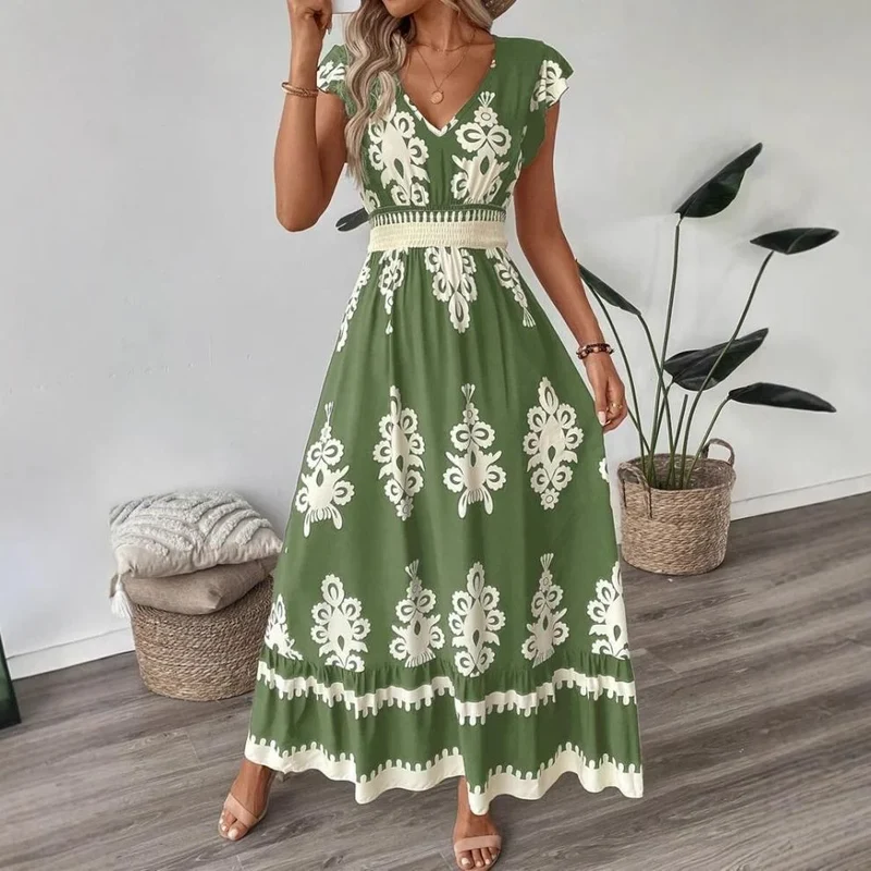 Robe Maxi "Riviera" Imprimée