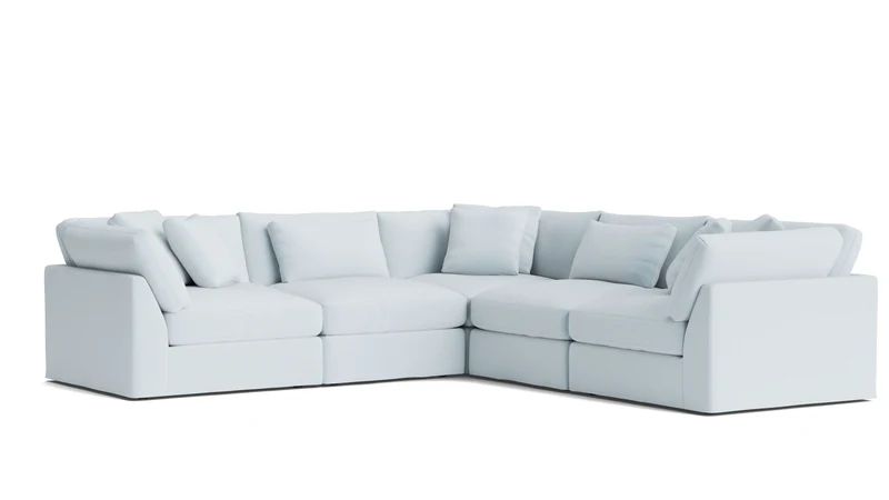 Get Together™ 5-Piece Modular Sectional Closed, Large, Cove