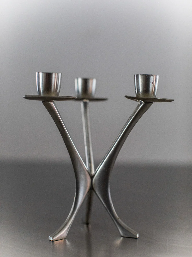 Steel Candleholder