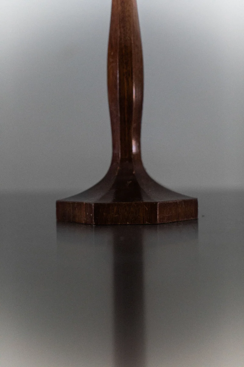 Vintage 1950's Wood Table Lamp