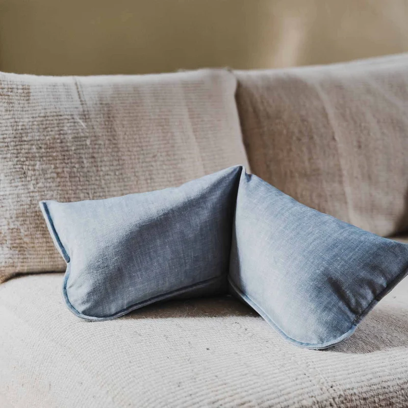 Coussin repose tête et de décoration · EPICUR Poséidon (velours)