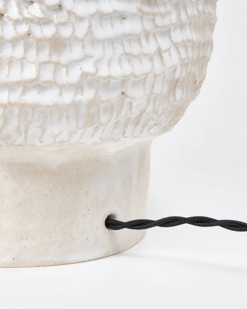 Textured Ceramic Table Lamp