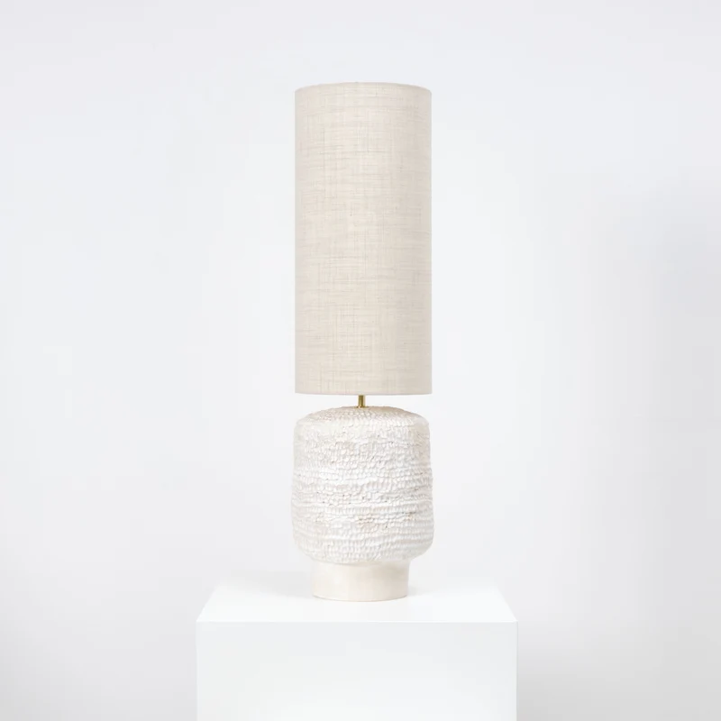 Textured Ceramic Table Lamp