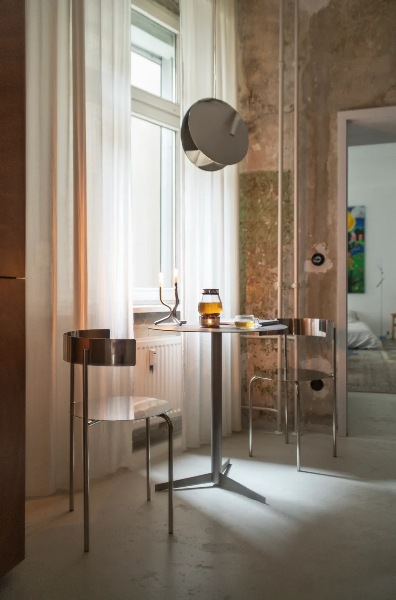 Table - Isla x Paul Delrez - Stainless Steel