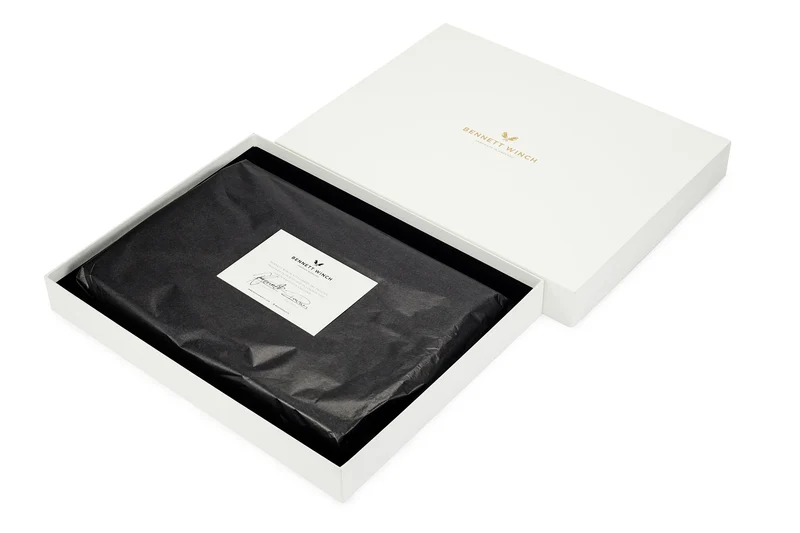 Large Folio - Black Leather