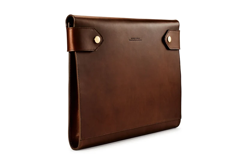 Large Folio - Brown Leather