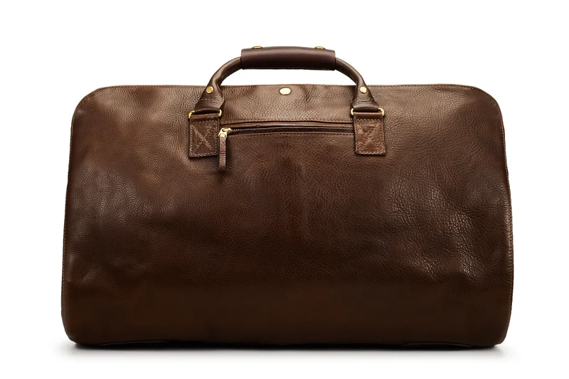 Leather S.C Holdall - Brown