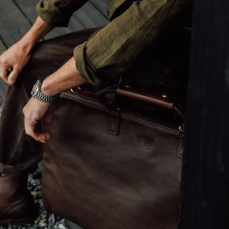 Leather Trifold - Brown