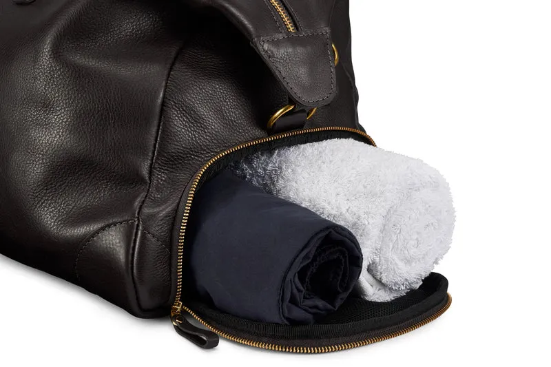 Leather Weekender - Black