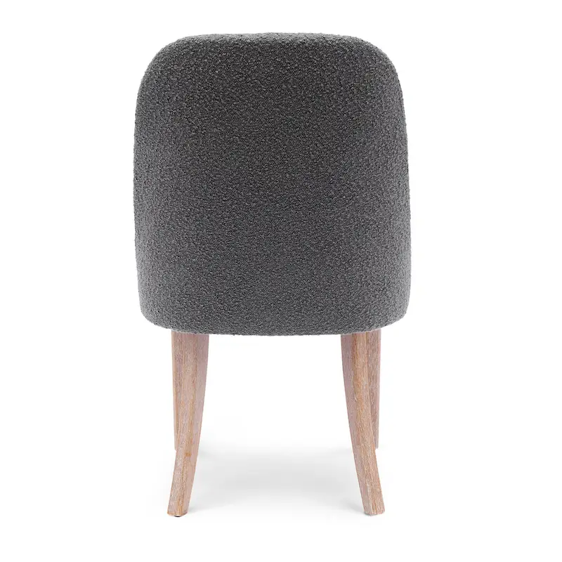 Water and Stain Resistant Boucle Polyester Side Chair