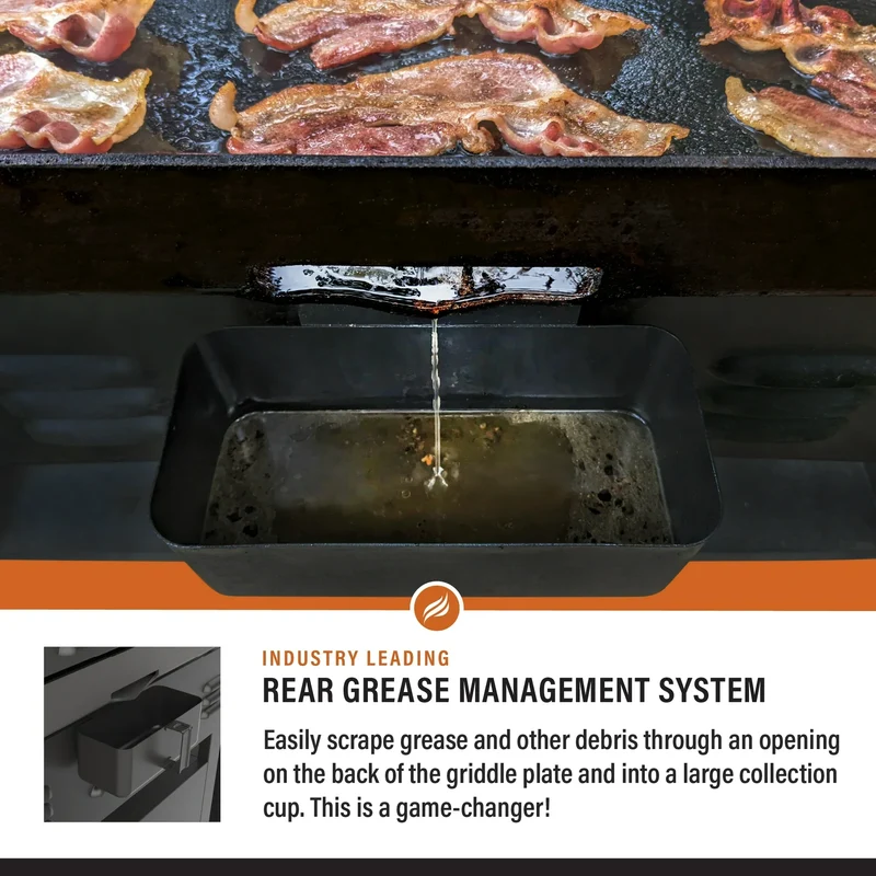 Blackstone 4-Burner 36" Propane Outdoor Griddle with Air Fryer and Hood