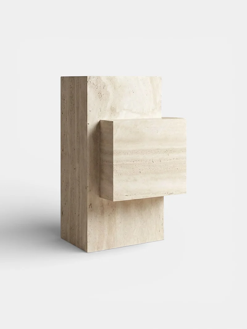 Ella Travertine - Marble Coffee Table