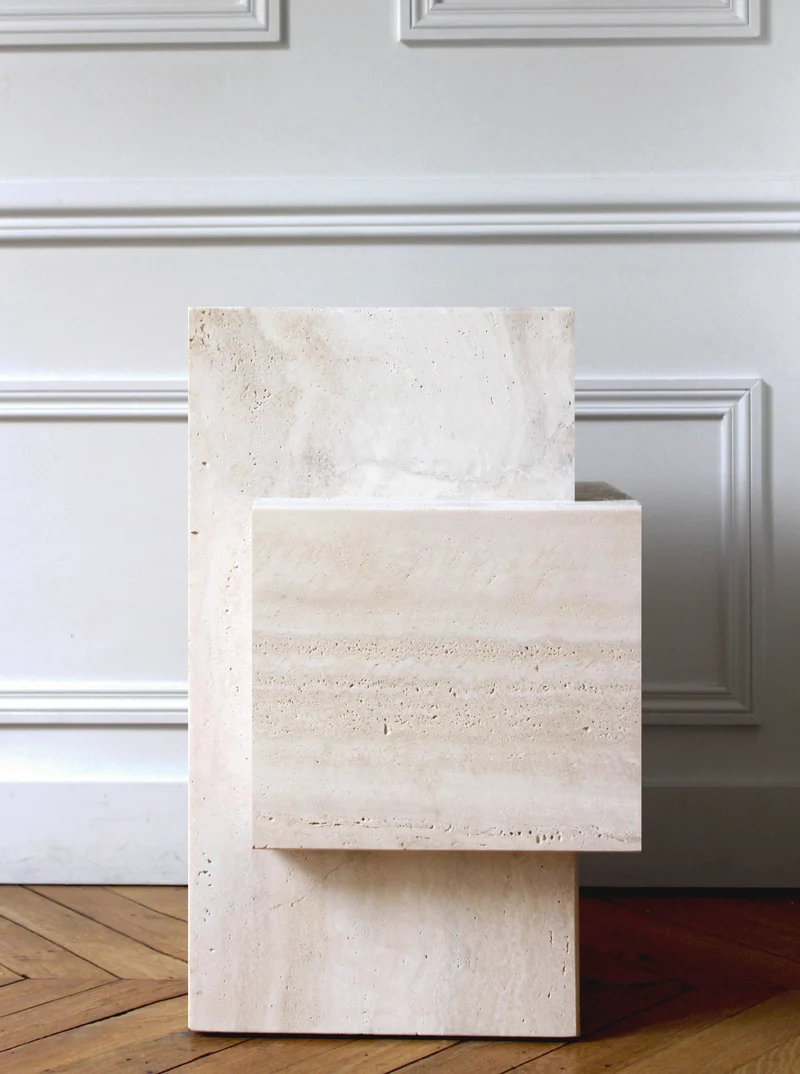 Ella Travertine - Marble Coffee Table