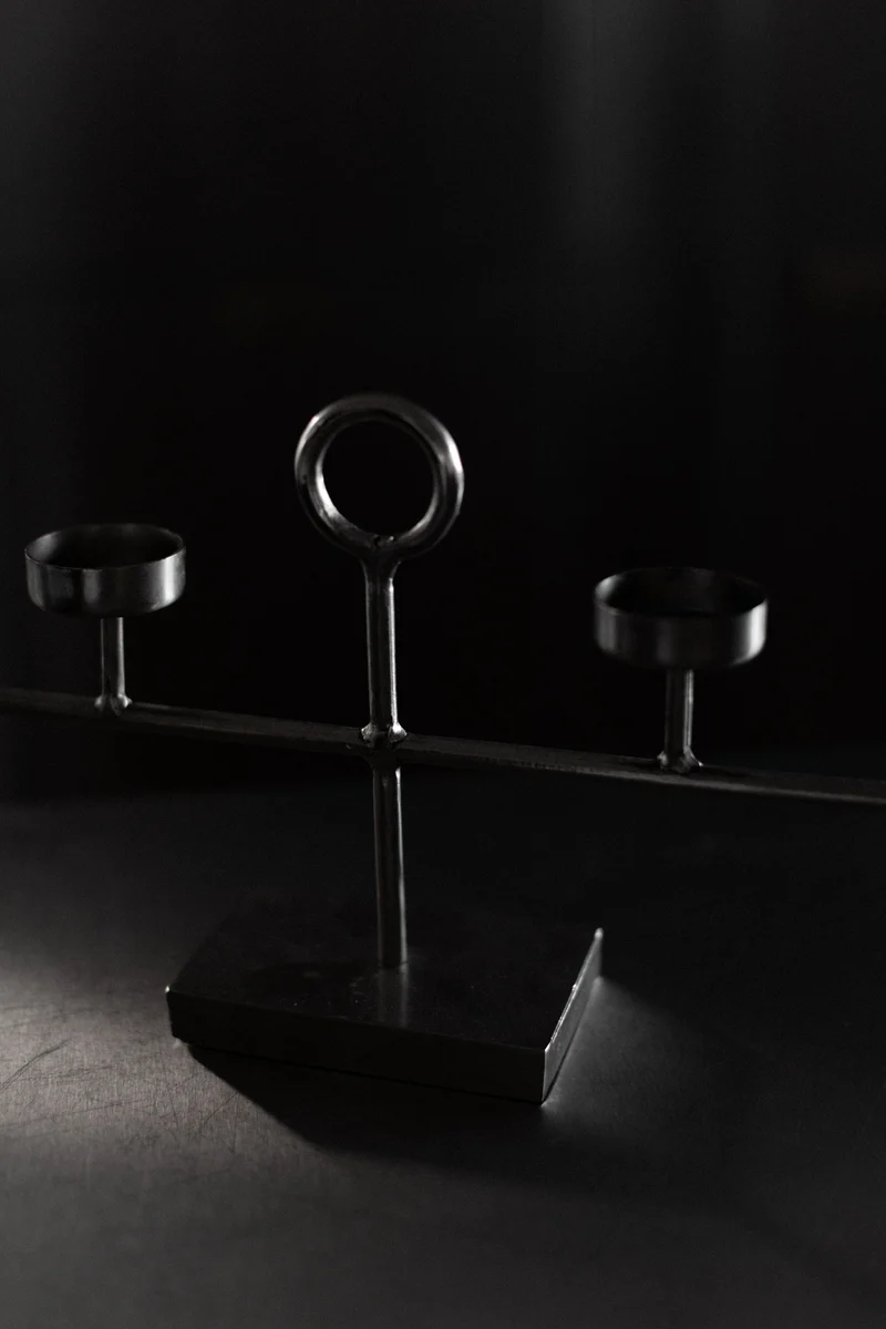 Steel Candleholder
