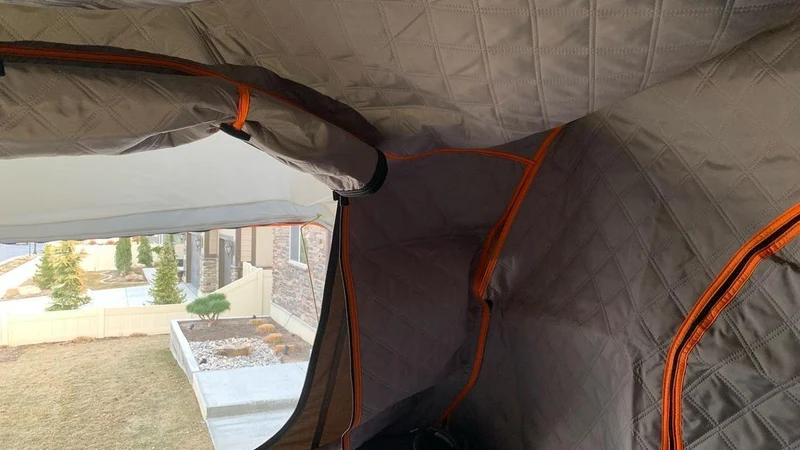 Insulated RTT Liner, Quilted, Zip-in, Gray