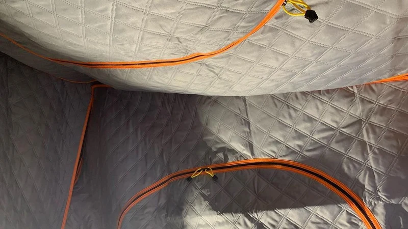 Insulated RTT Liner, Quilted, Zip-in, Gray