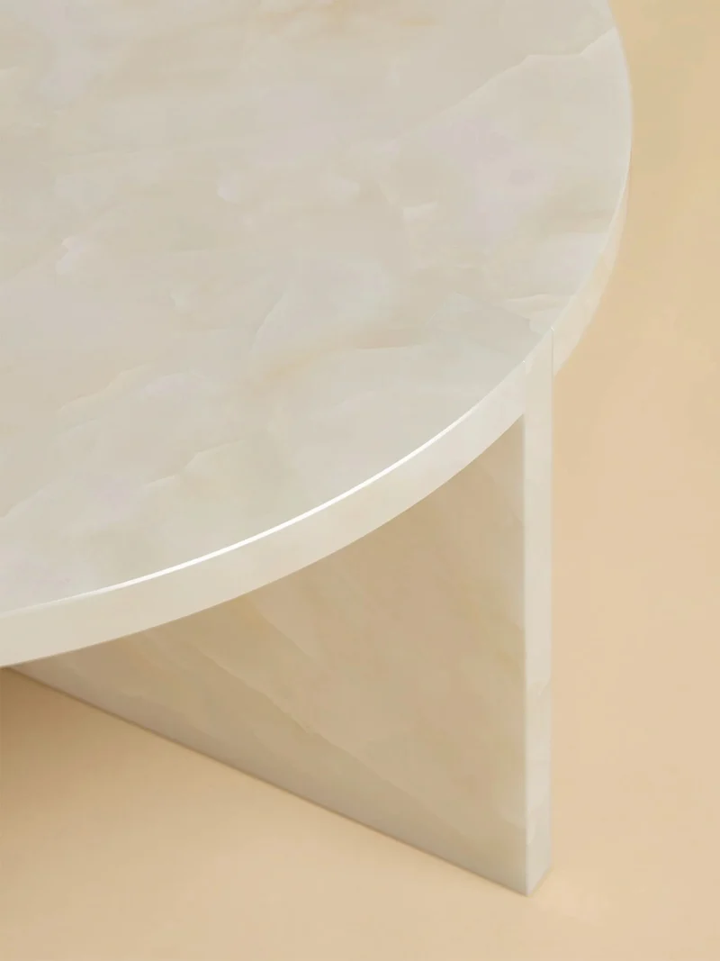 Round Marble Coffee Table - HASHI Series
