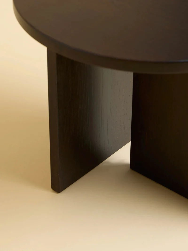 Solid Oak Side Table - KUME Series