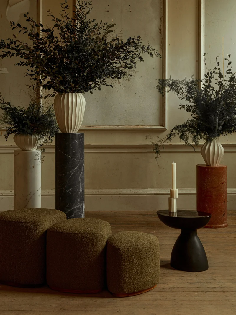 "Cleo" Ceramic Side Table