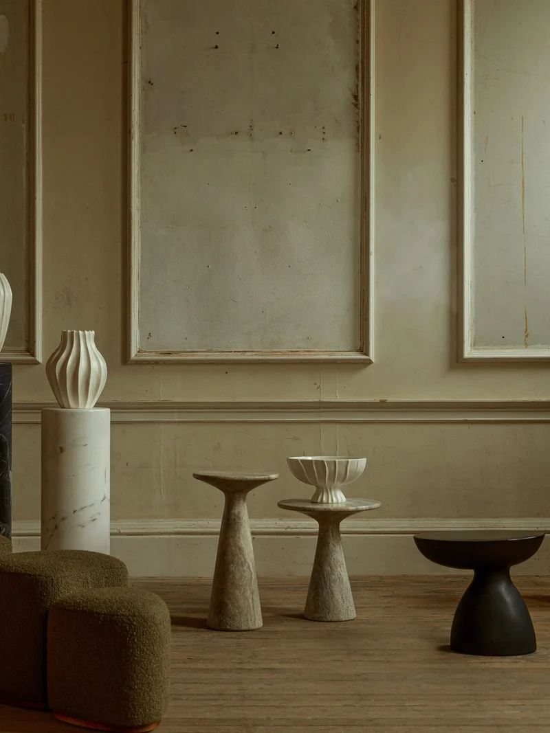 "Cleo" Ceramic Side Table
