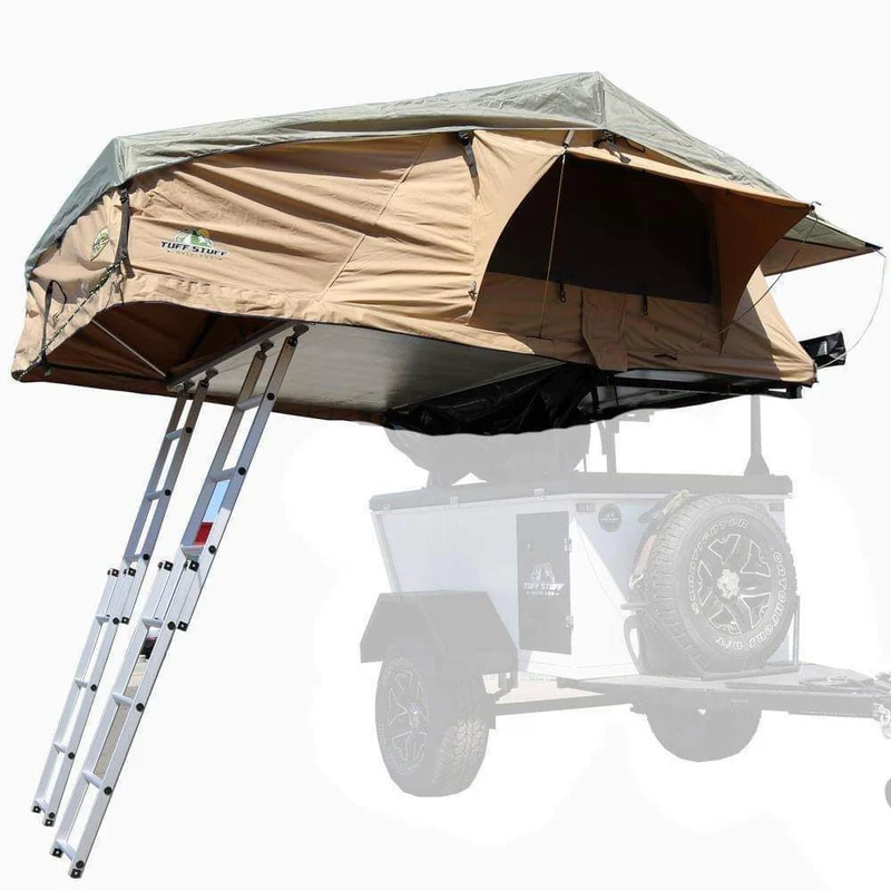Elite Rooftop Tent Includes Annex Room, 4-5 Person, Tan