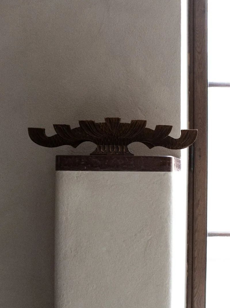 Wooden Candlestick