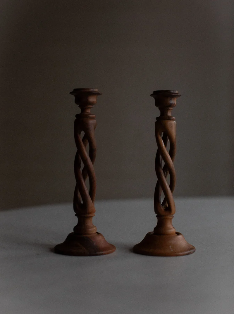 Wooden Candleholder