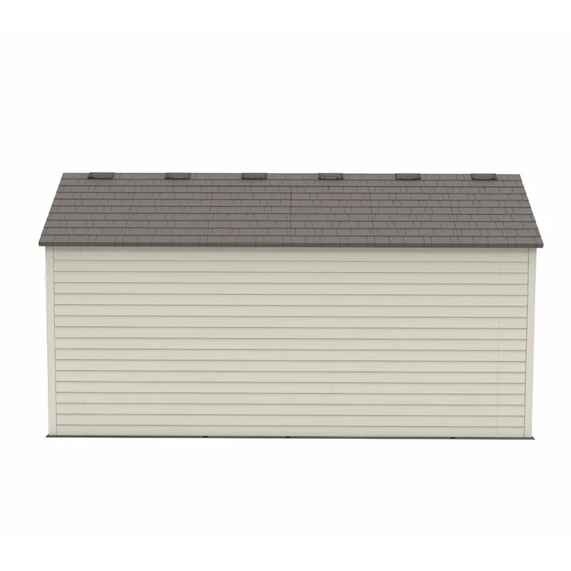 Dual Entry 15 ft. W x 8 ft. D Plastic Storage Shed