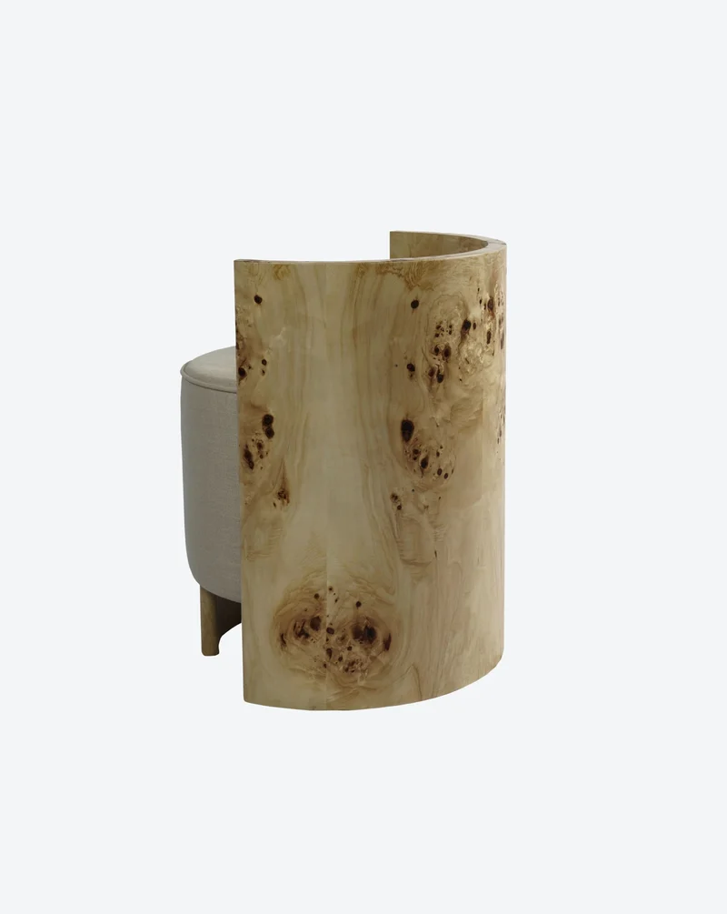 "Livon" Burl Armchair