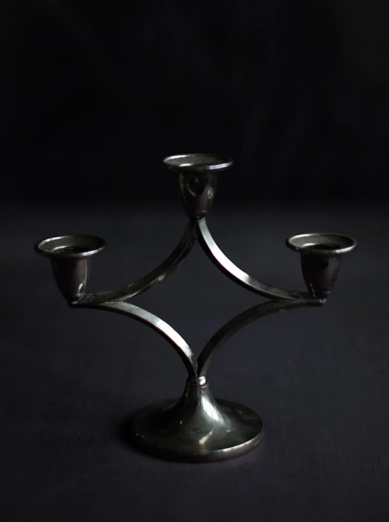 Silverplated Candleholder