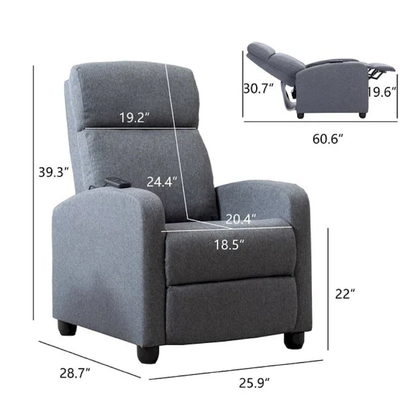 Versatile Push-Back Recliners for Your Living Room